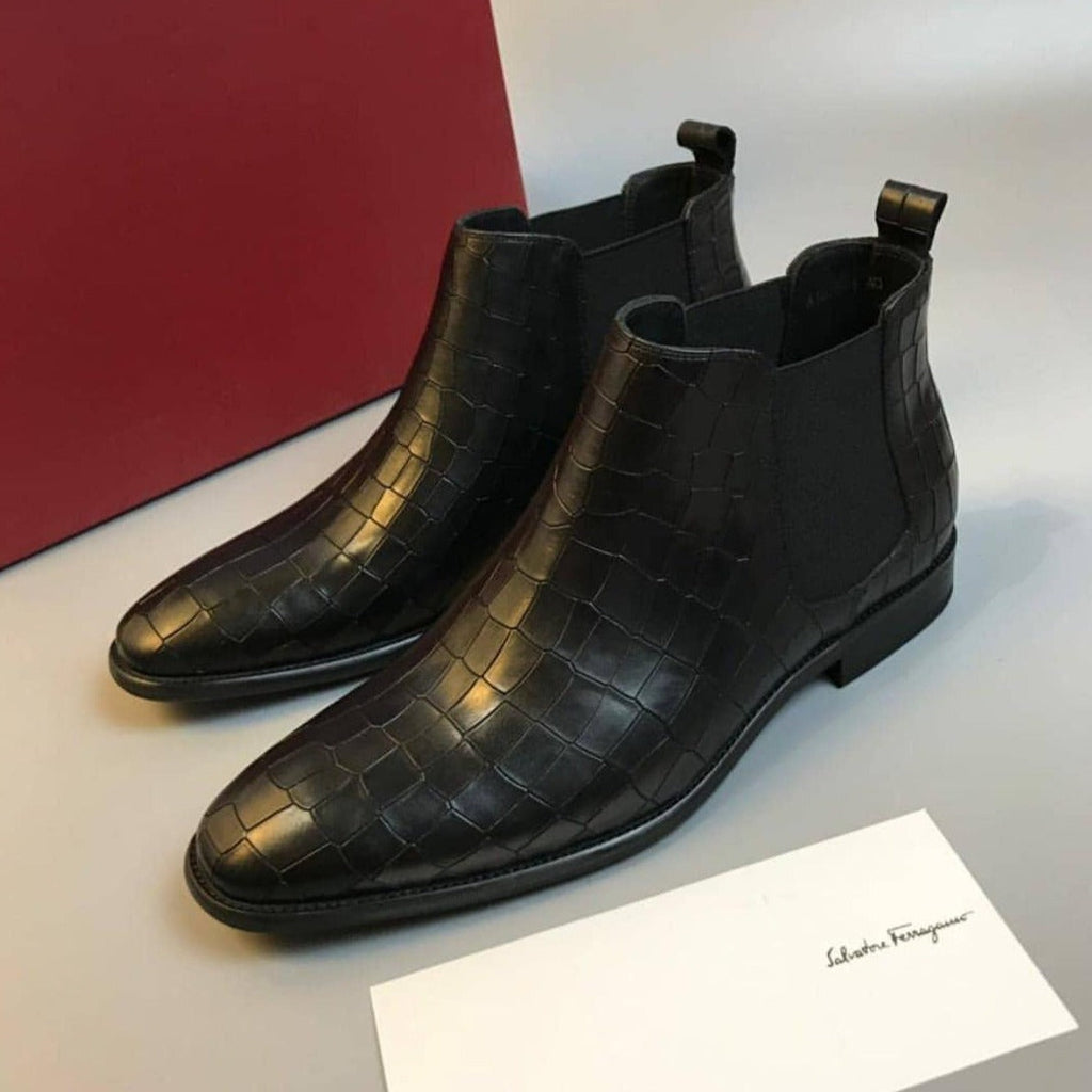 Amazing Premium Croco Boots - Timecraze