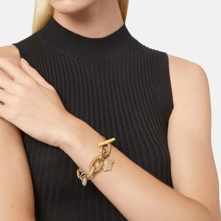 La Medysa Ctystal Chain Bracelet - Timecraze