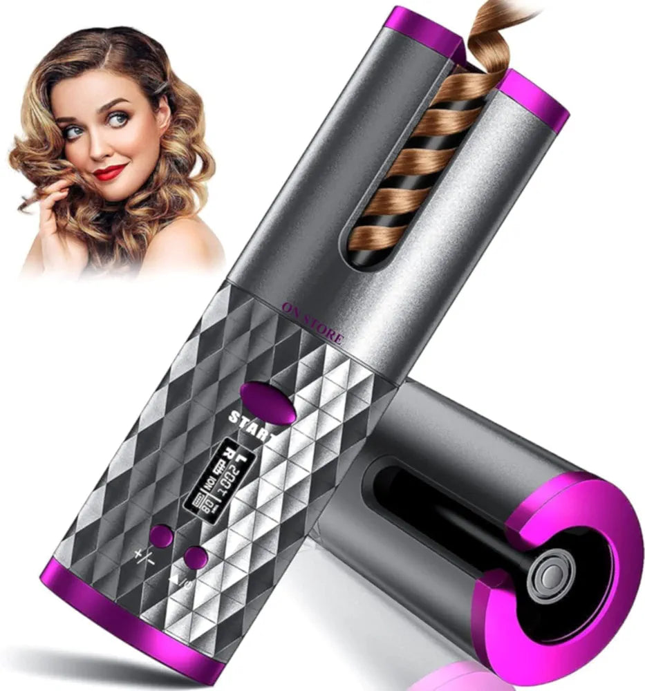 Cordless Automatic Hair Curler - Timecraze