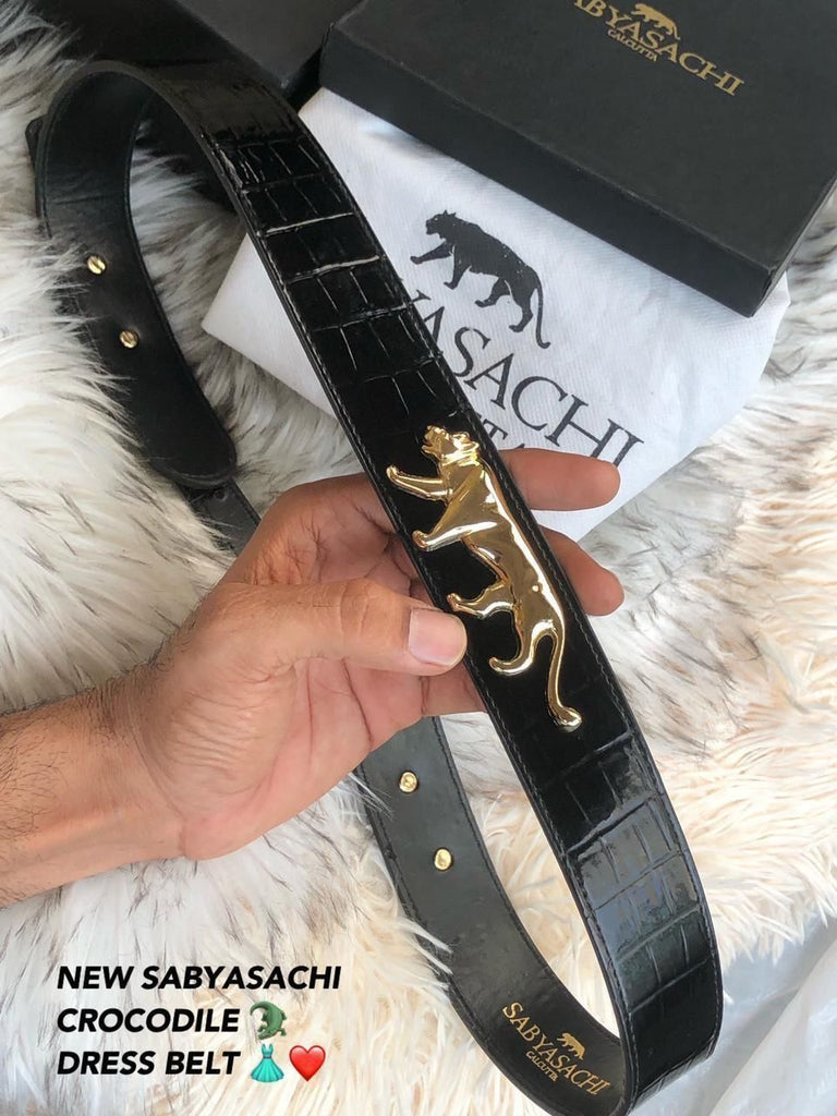 Ss Crocodile Dress Belt - Timecraze