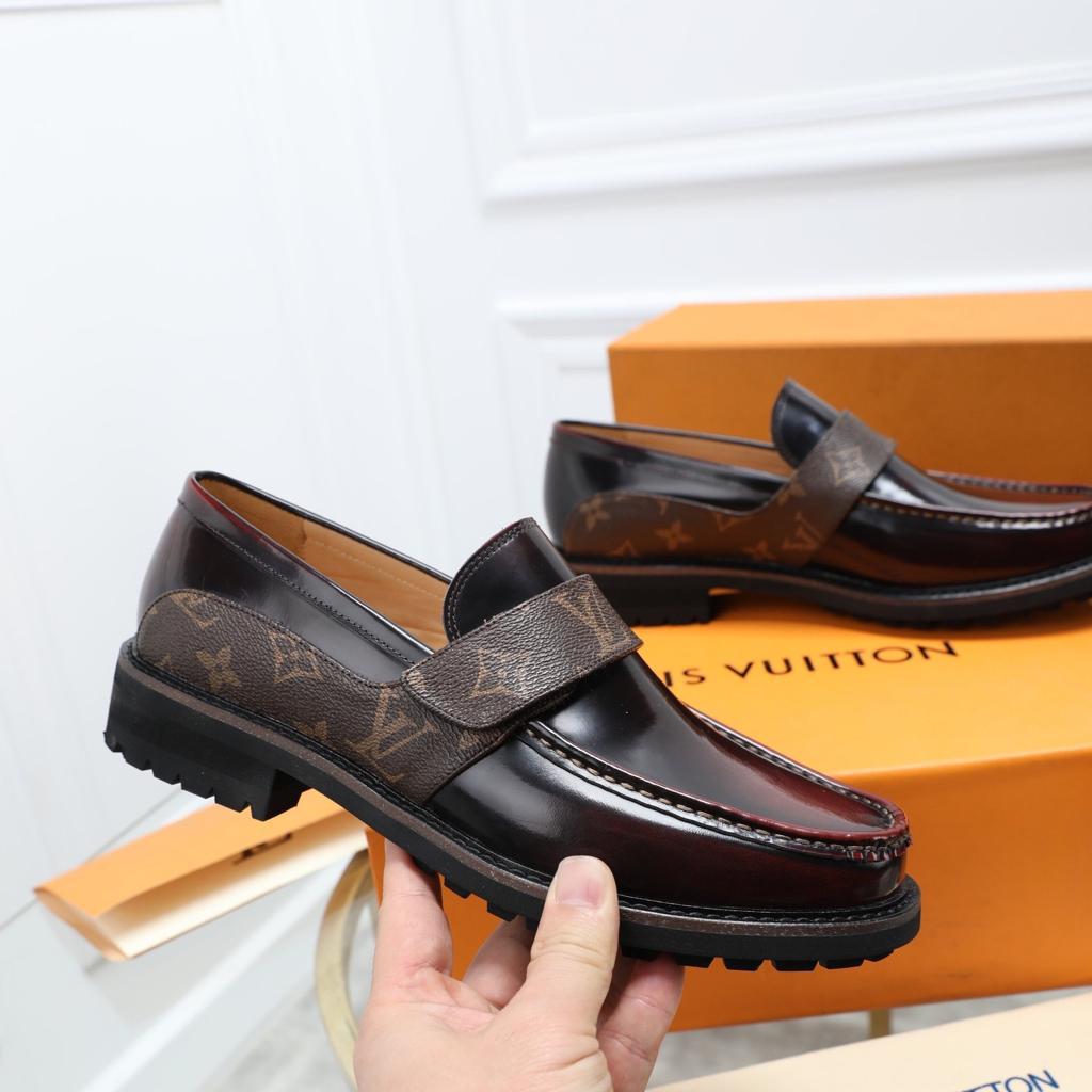 Lv premium quality loafers shoes - Timecraze