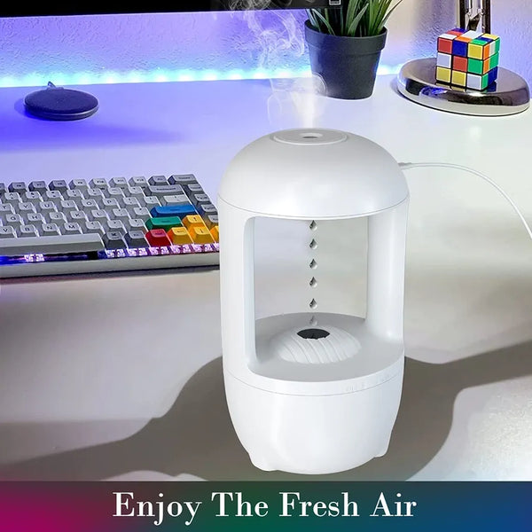 Anti Gravity Water Droplet Humidifier - Timecraze