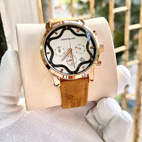 Mb Rosegold Brown Premium watch - Timecraze