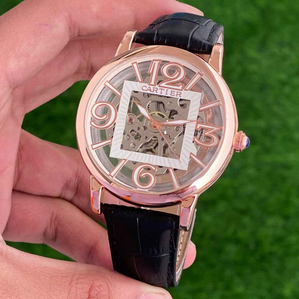 Amazing premium leather strap watch