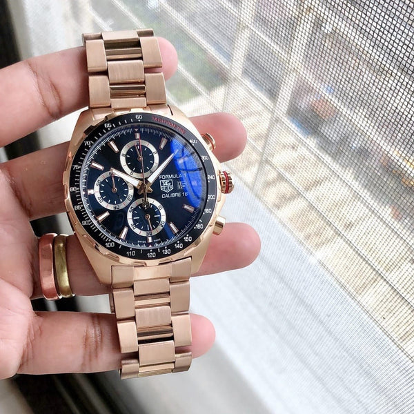 Amazing Carrera royal rose gold watch - Timecraze