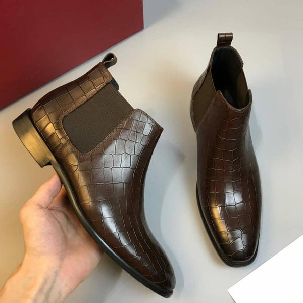 Amazing Premium Croco Boots - Timecraze