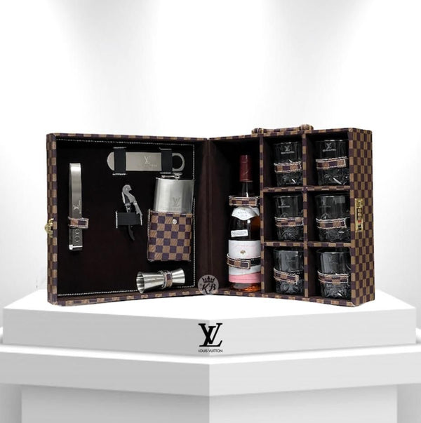 MB Crocodile Leather Whisky Case - Timecraze