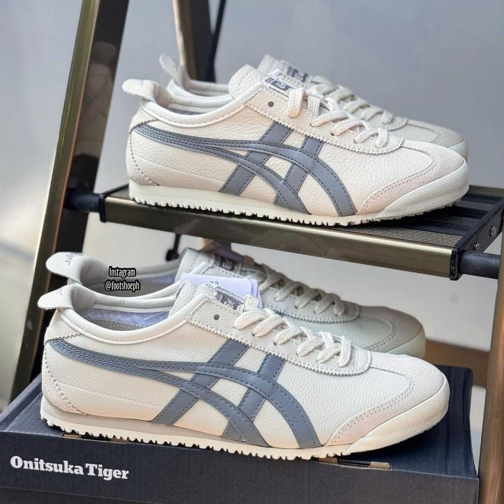 Tiger White Grey Heavy Shoes - Timecraze