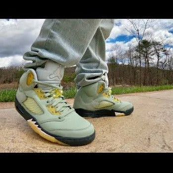 Air Retro 5 jade Shoes - Timecraze