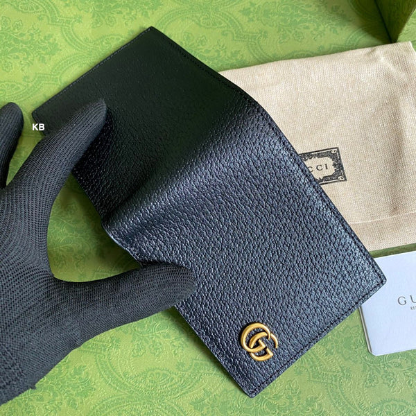 Gg Marmont Leather Bi-Fold wallet - Timecraze