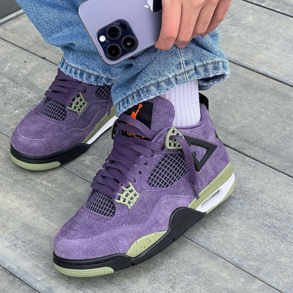 Jrdn 4 Conyon Purple Shoes - Timecraze