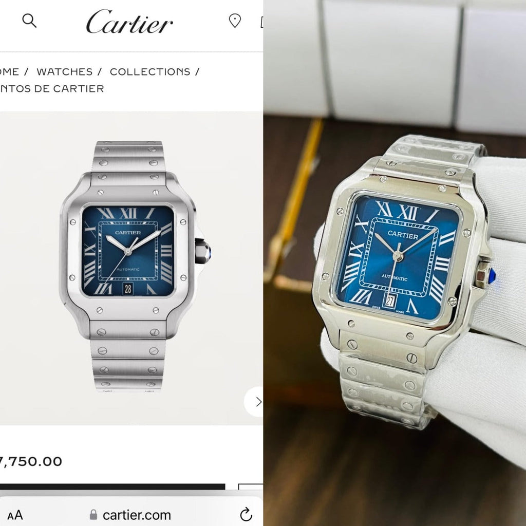 Ctr premium Santos luxury watch - Timecraze