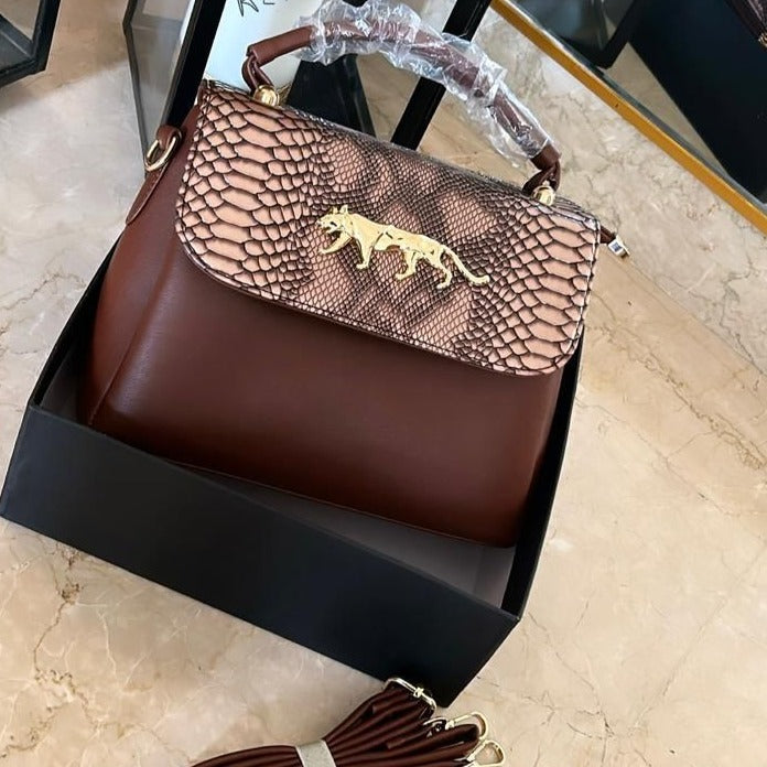 Amazing Calcutta Snake Flap Bag - Timecraze