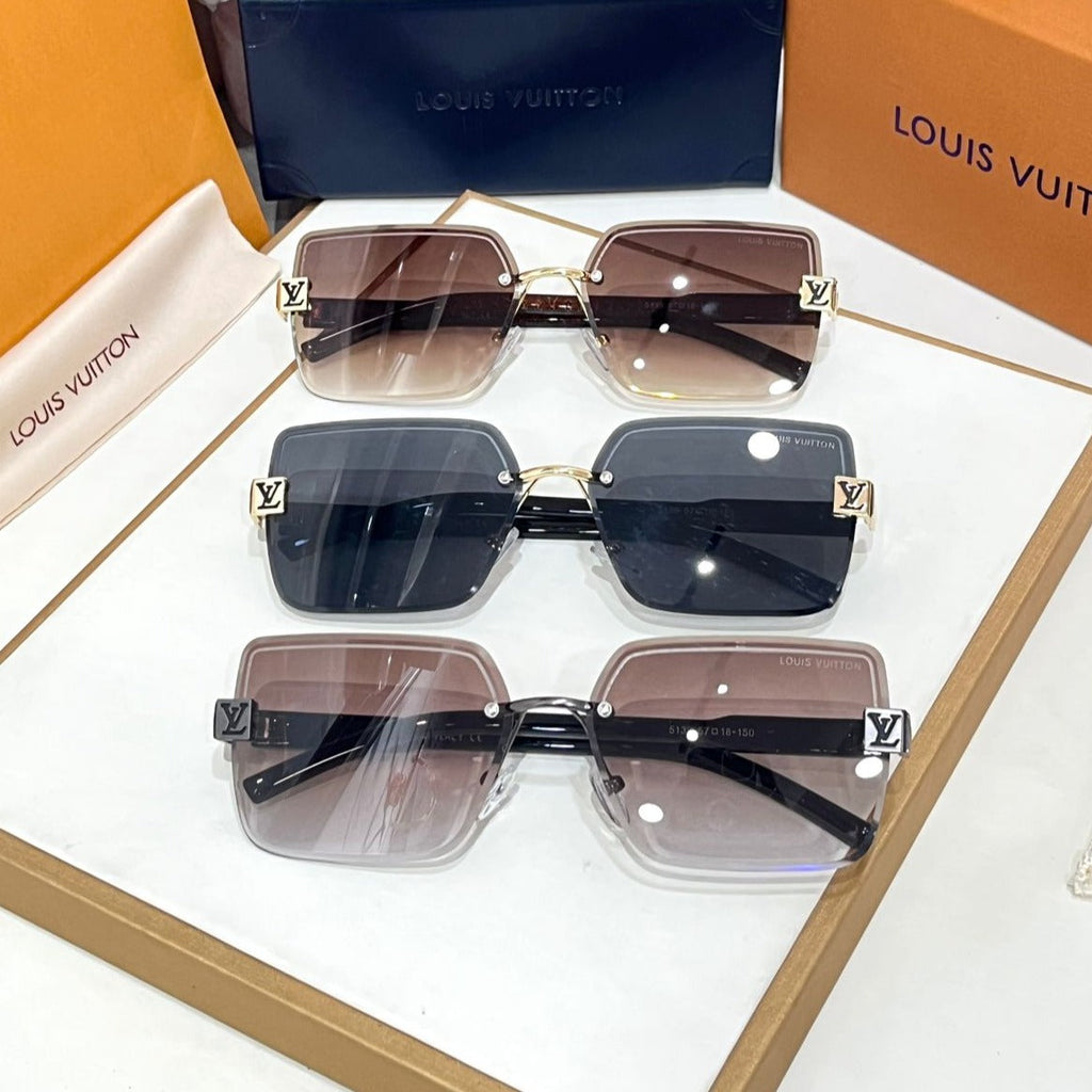 Amazing Lv Rimless Premium Sunglasses - Timecraze