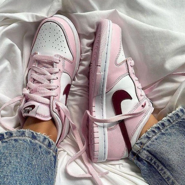 Air 1 Low Sb Dunk Pink Shoes - Timecraze