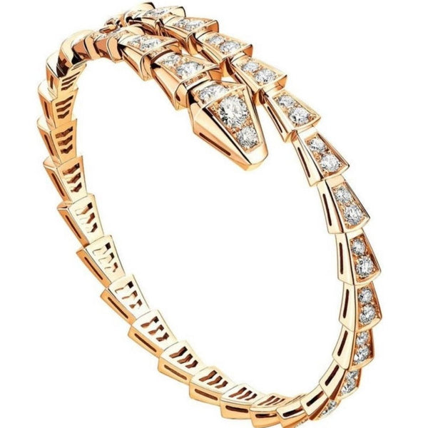 Amazing quality vgari Serpenti viper hand bracelet - Timecraze