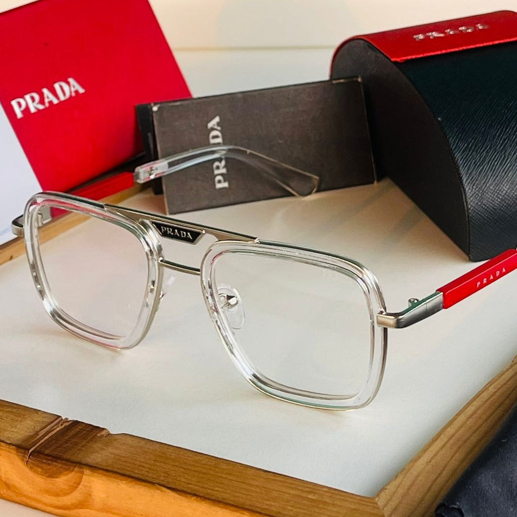 Pd transparent lens premium sunglasses - Timecraze